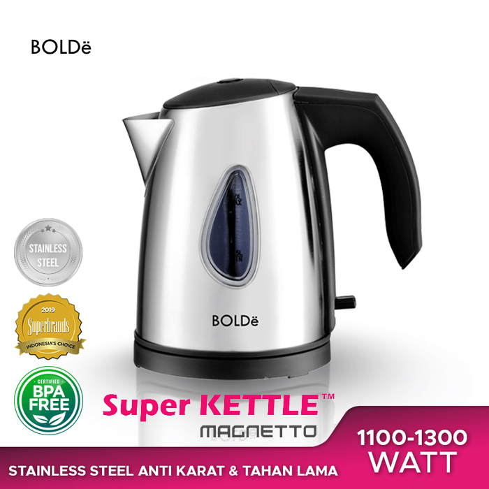 Bolde Super KETTLE MAGNETTO - Silver